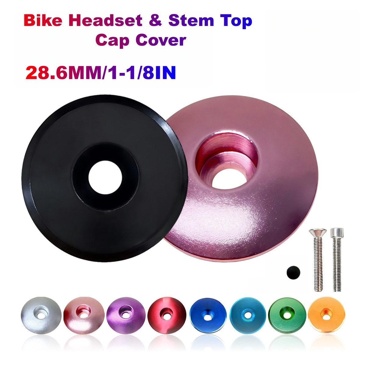 Snapback Hat Flat - 1-1/8 Inch Aluminium Fiets Headset Top