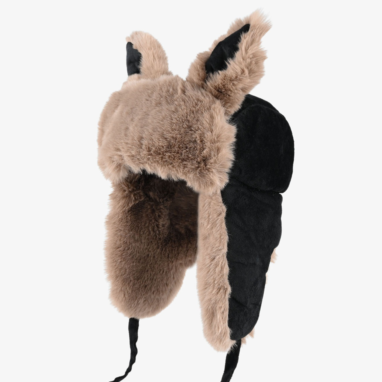 Trapper Hat Ear Flap - Khaki schattige bunny-oormuts, unisex, voor dames