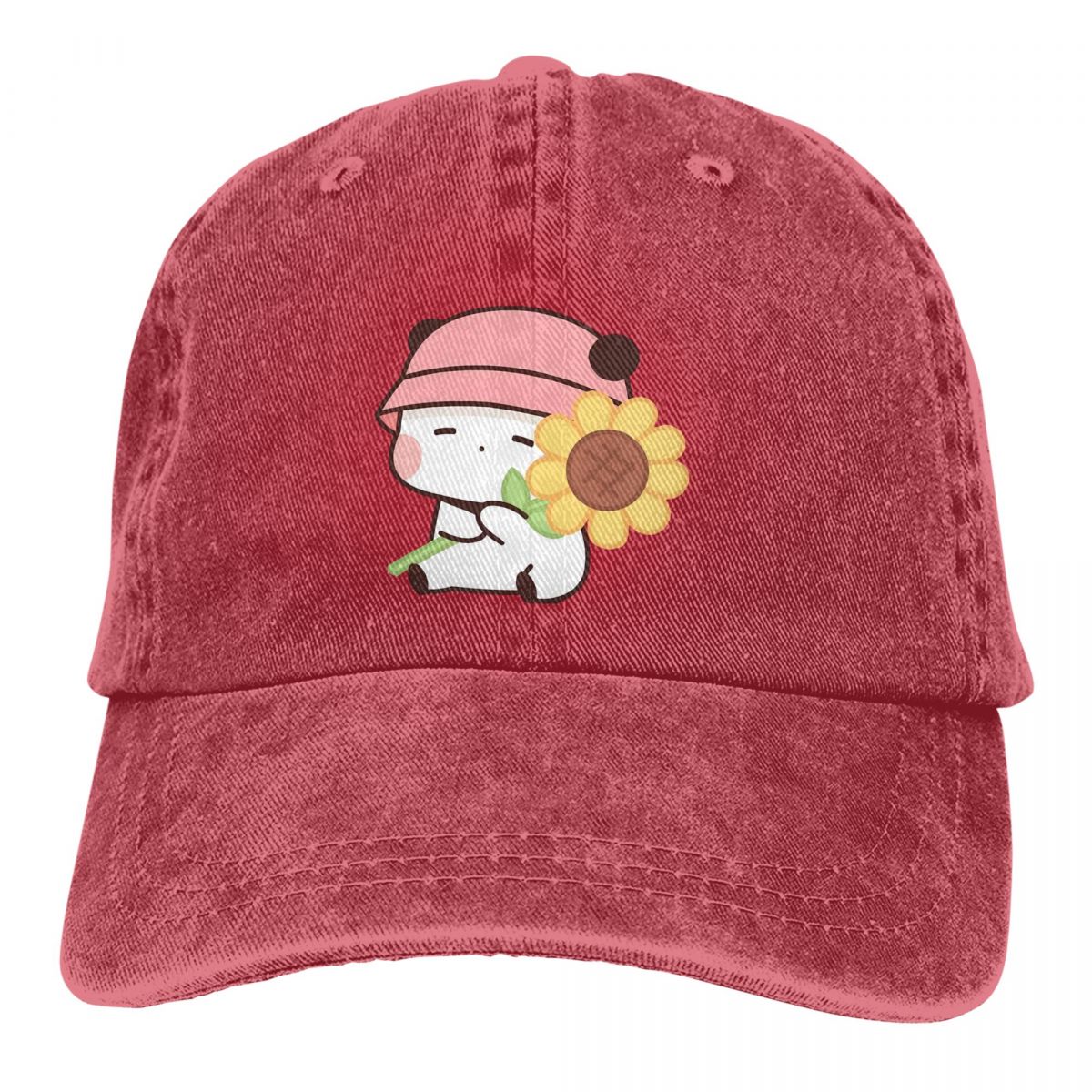 Golf Cap Dad - Gewassen Heren Baseballpet Zonnebloem Bubu Houdt