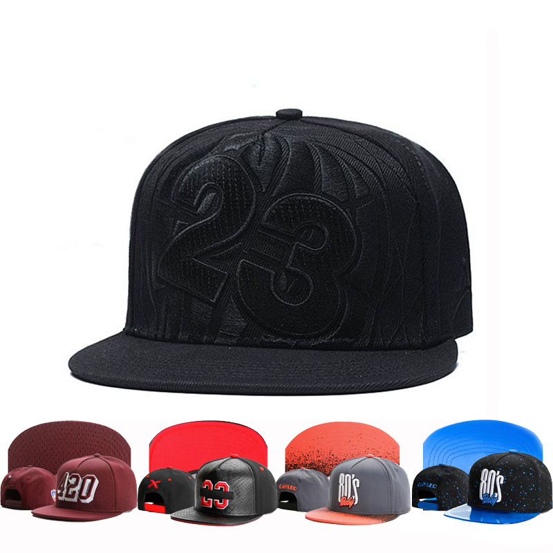 Baseball Cap Structured - Lente Merk 23. Lederen Zwarte Cap