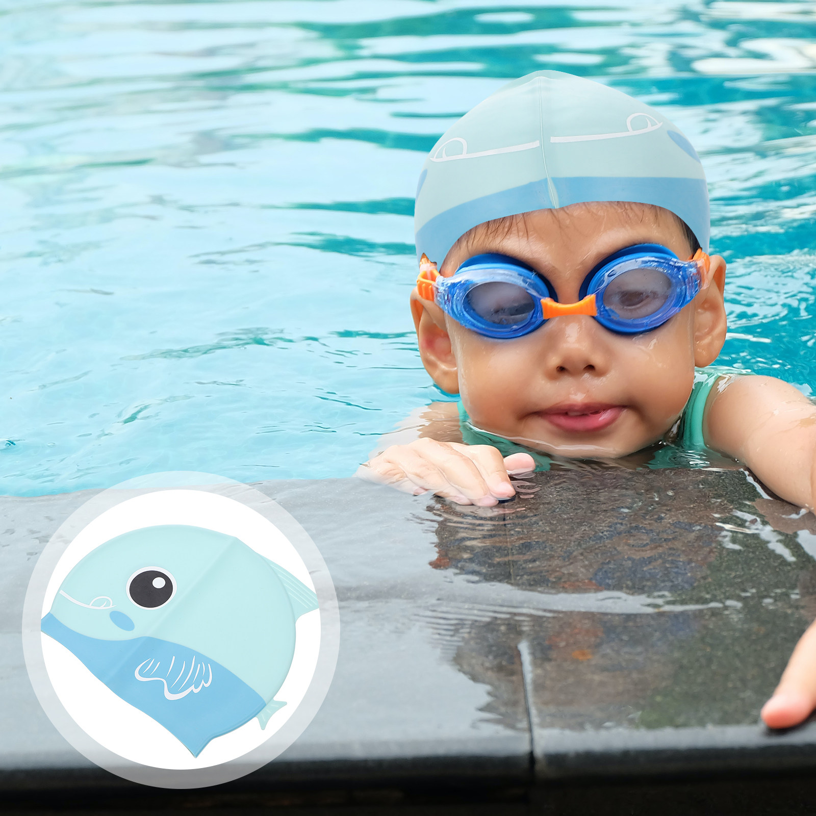 Swim Hat Silicone - Siliconen zwemmuts voor kinderen met een