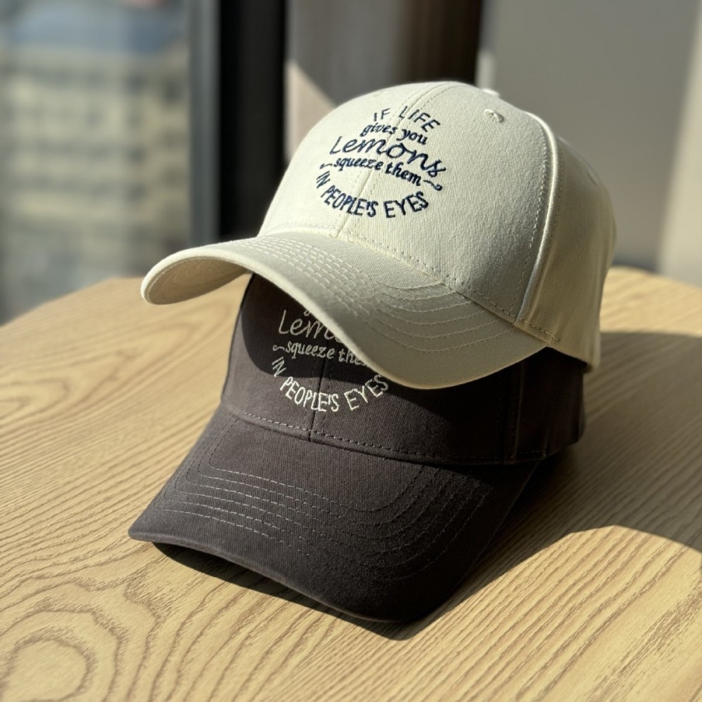 Baseball Cap Structured - Gestructureerde geborduurde baseballpet van katoen, zonbeschermende