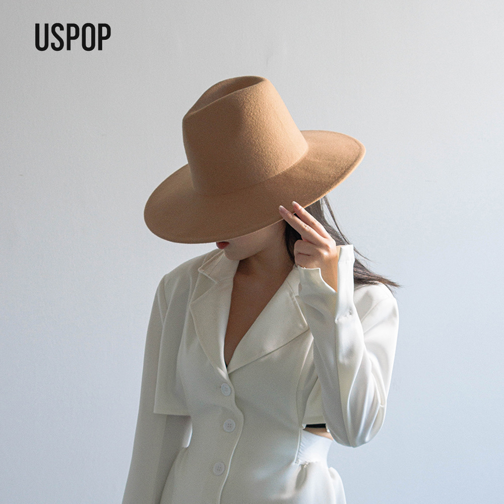 USPOP Herfst Winter Mode Effen - Fedora Hat Wool recensie en prijs