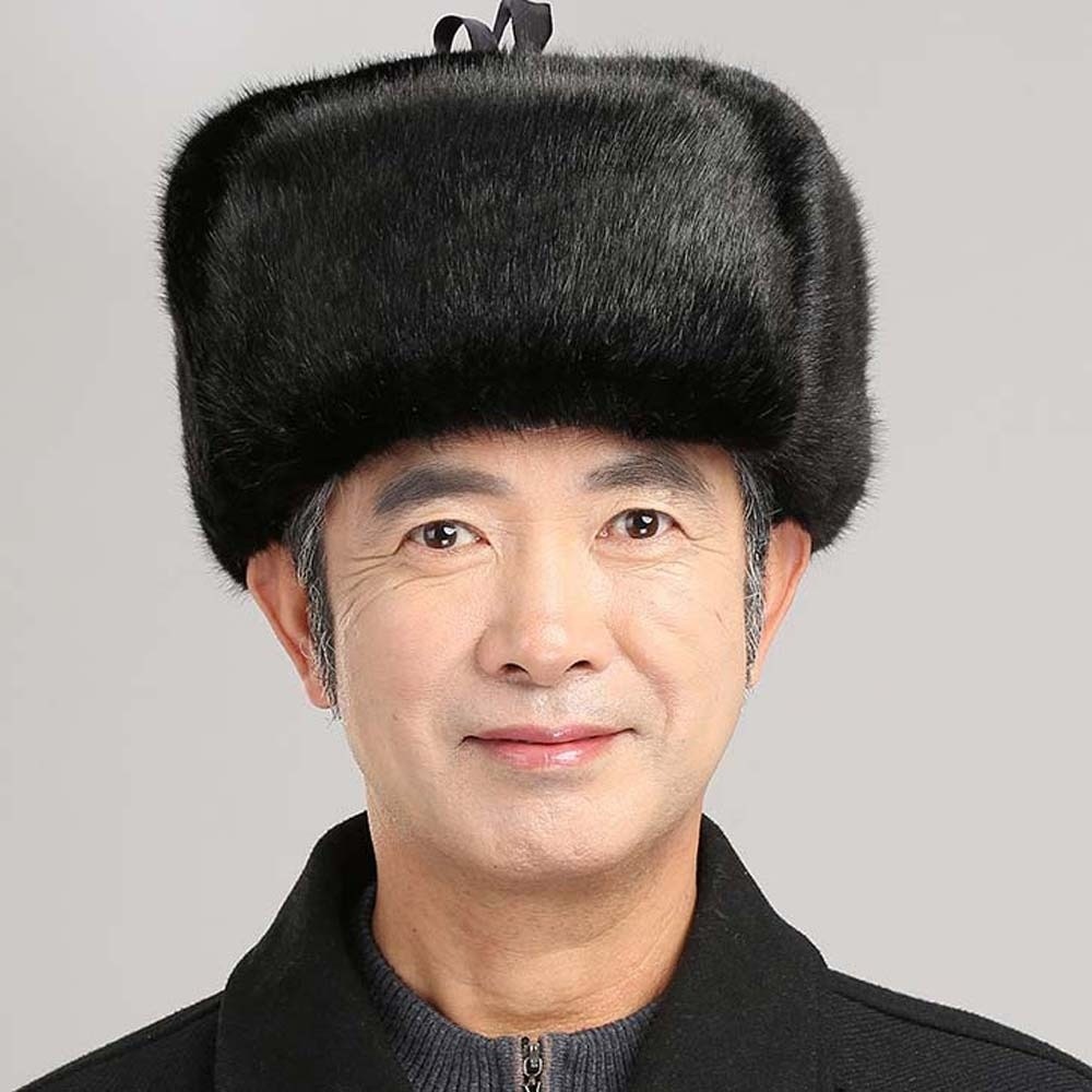 Faux Mink Trapper Hat Heren Di - Trapper Hat Ear Flap recensie en prijs