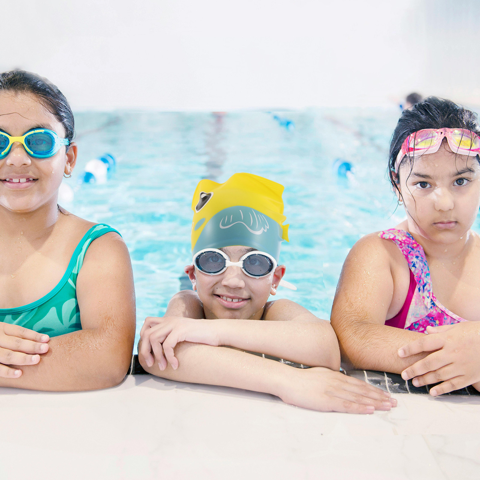 Siliconen zwemmuts met een vro - Swim Hat Silicone recensie en prijs