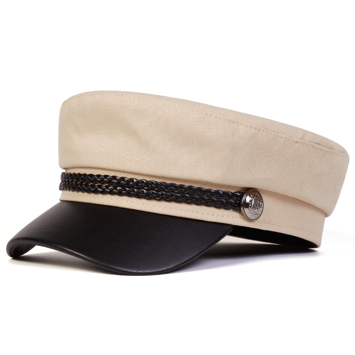 Unisex witte militaire hoeden  - Snapback Hat Flat recensie en prijs
