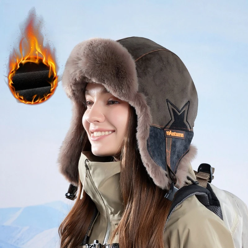 Unisex 3-in-1 wintermuts, dikk - Trapper Hat Ear Flap recensie en prijs